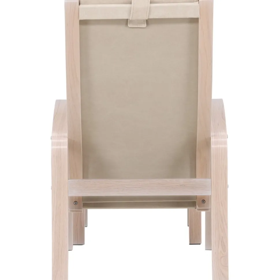 Grötö loungestol - Beige/Whitewash