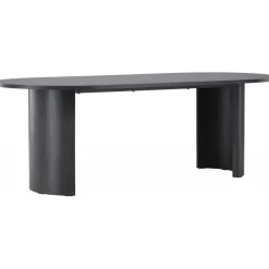 Grundsund matbord 220 x 100 cm - Svart