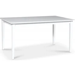 Gåsö matgrupp: Bord 180 cm inklusive 6 Fårö stolar med kryss - Vit/Ek