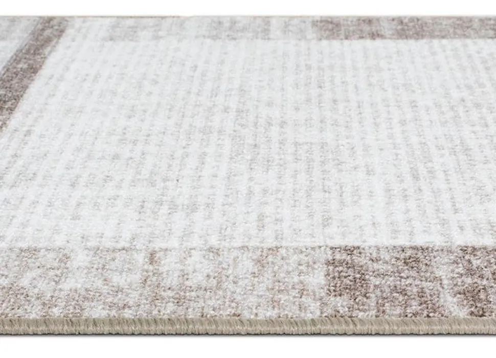 Gummerad matta Varese - Sand