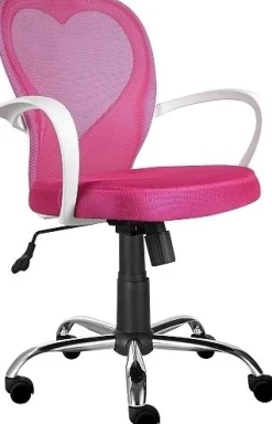 Haley kontorsstol för barn - Rosa