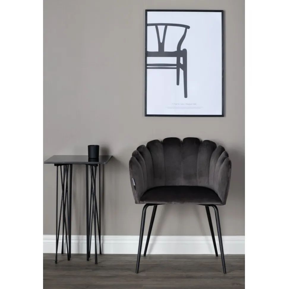 Halmstad karmstol - Grå