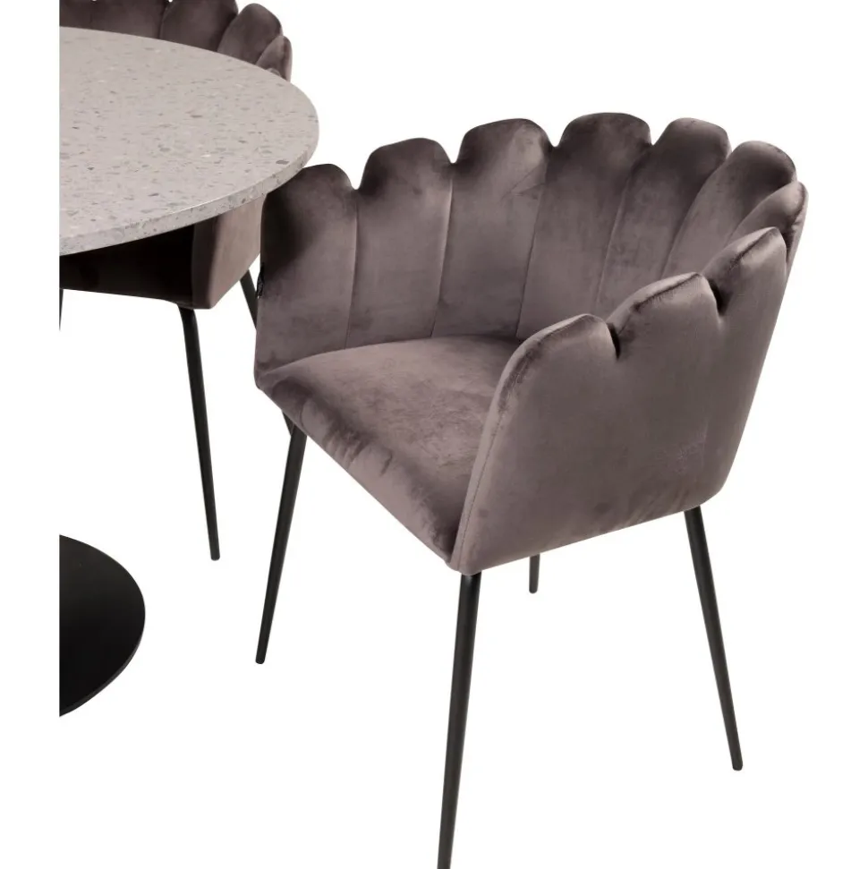 Halmstad karmstol - Grå