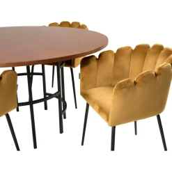 Halmstad karmstol - Gul