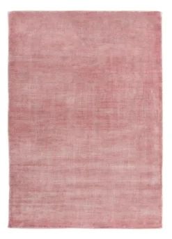 Handvävd Viskosmatta Doriano - Rosa