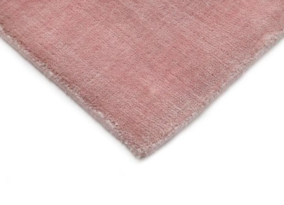 Handvävd Viskosmatta Doriano - Rosa