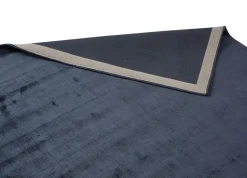 Handvävd Viskosmatta Doriano - Blå