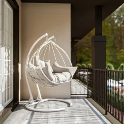 Hanedan hängstol - Vit