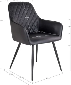 Harbo Matstol - Svart