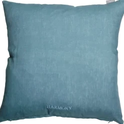 Harmony Linne kuddfodral 45x45 cm - Petrol