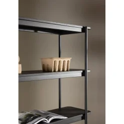 Heim hylla 190 cm - Svart