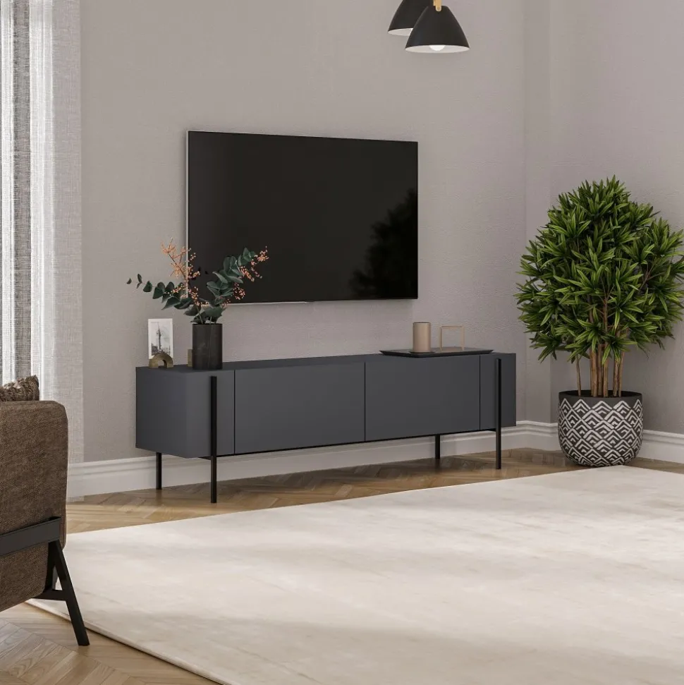 Herman TV-bänk - Antracit