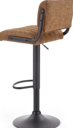 Hester barstol i brun vintage PU + Möbeltassar