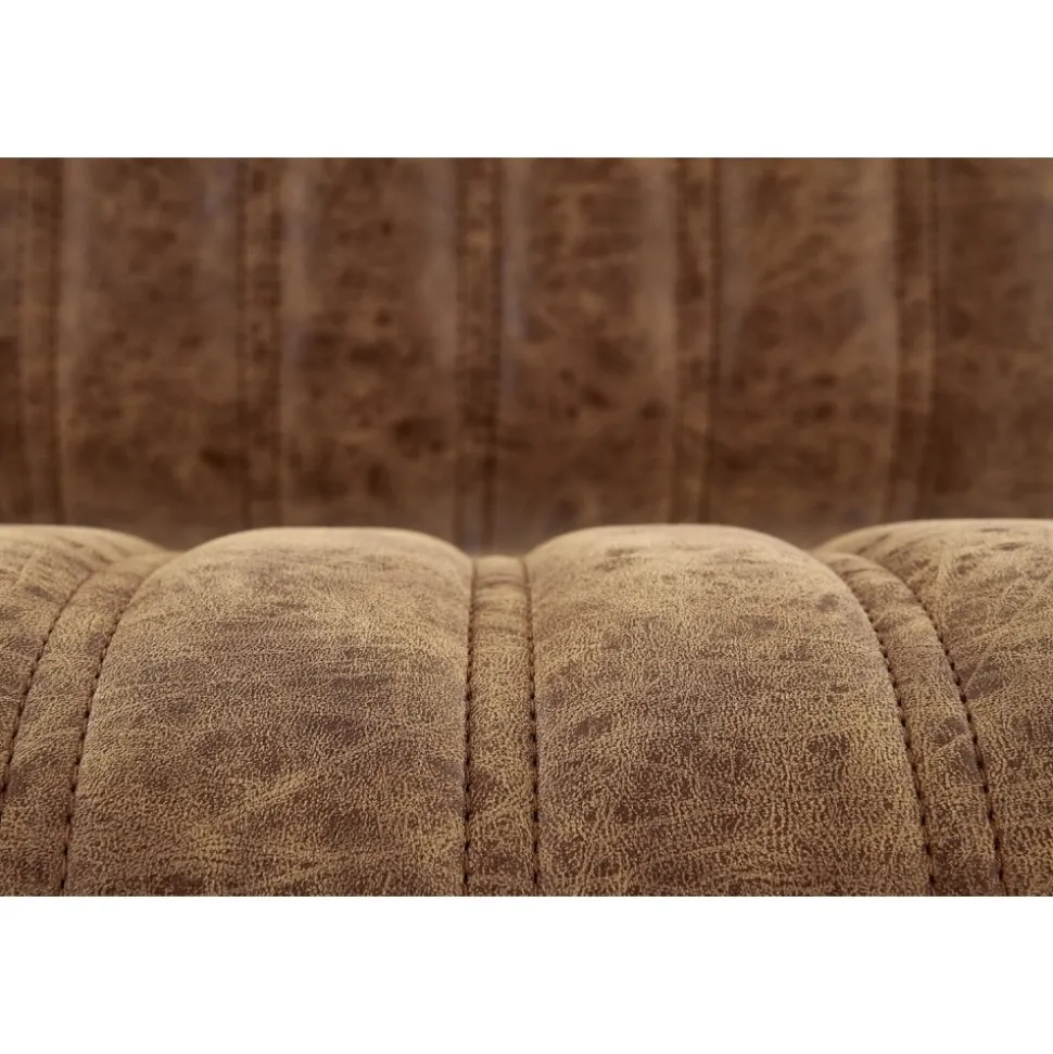 Hester barstol i brun vintage PU + Möbeltassar