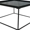 Hilliard soffbord 80 x 80 cm - Svart + Textilrengöring för möbler