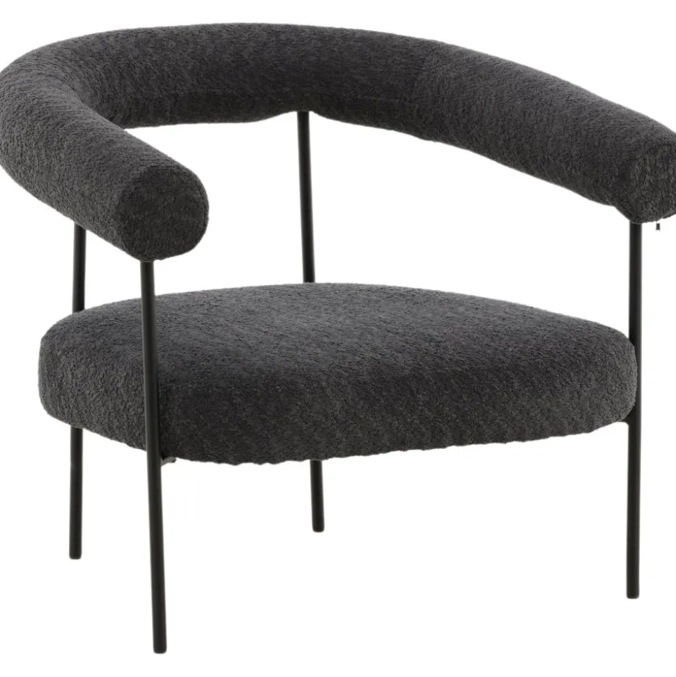 Hökåsen x Josefin Lustig fåtölj - Svart/mörkgrå