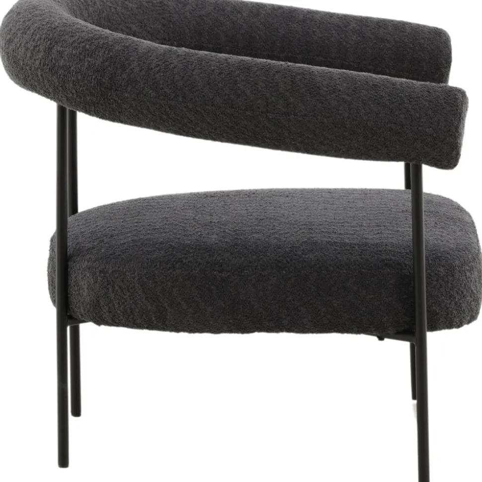 Hökåsen x Josefin Lustig fåtölj - Svart/mörkgrå