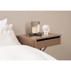 Holy sidobord 41 x 30 cm - Valnöt