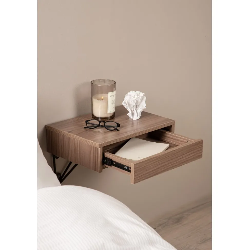 Holy sidobord 41 x 30 cm - Valnöt