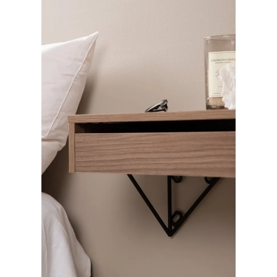 Holy sidobord 41 x 30 cm - Valnöt