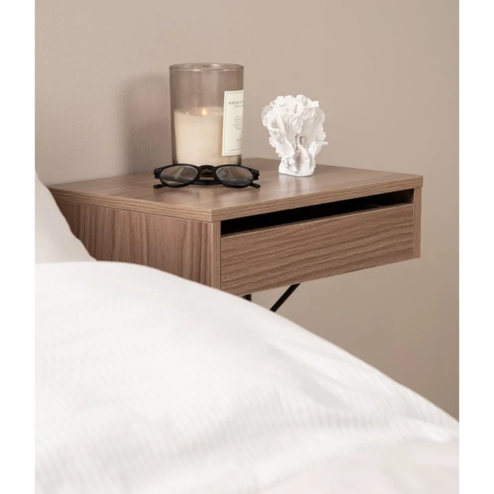 Holy sidobord 41 x 30 cm - Valnöt