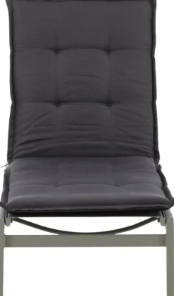 Home solsängsdyna - Mörkgrå + Textilskydd för utemöbler