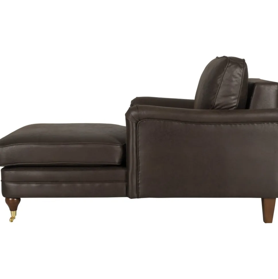 Howard Watford Deluxe divanfåtölj - Vintagebrunt konstläder