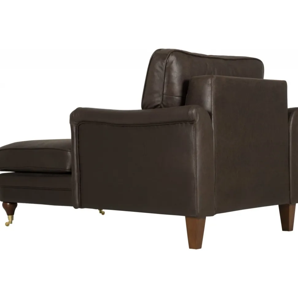 Howard Watford Deluxe divanfåtölj - Vintagebrunt konstläder