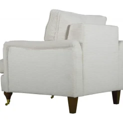 Howard Watford Deluxe fåtölj - Beige manchester + Textilrengöring för möbler