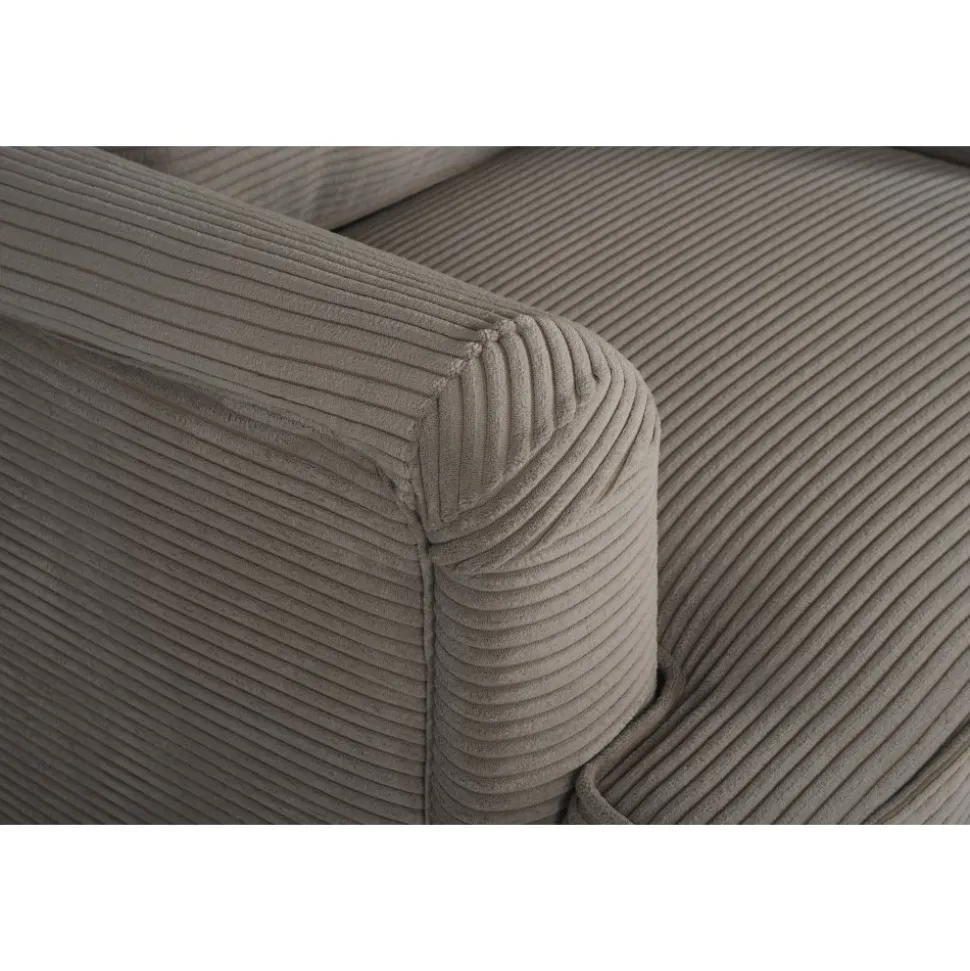 Howard Watford Deluxe fåtölj - Ljusbrun manchester