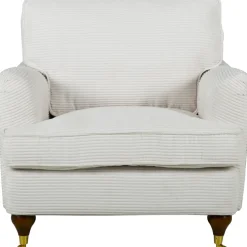 Howard Watford Deluxe fåtölj - Beige manchester + Fläckborttagare för möbler