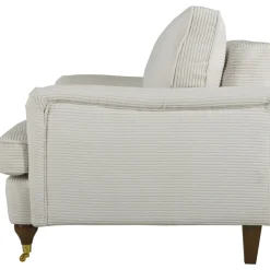 Howard Watford Deluxe fåtölj - Beige manchester + Fläckborttagare för möbler