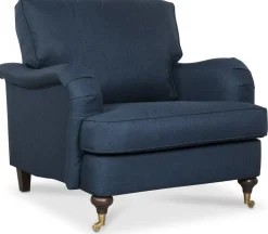 Howard Watford deluxe Fåtölj - Blå + Fläckborttagare för möbler