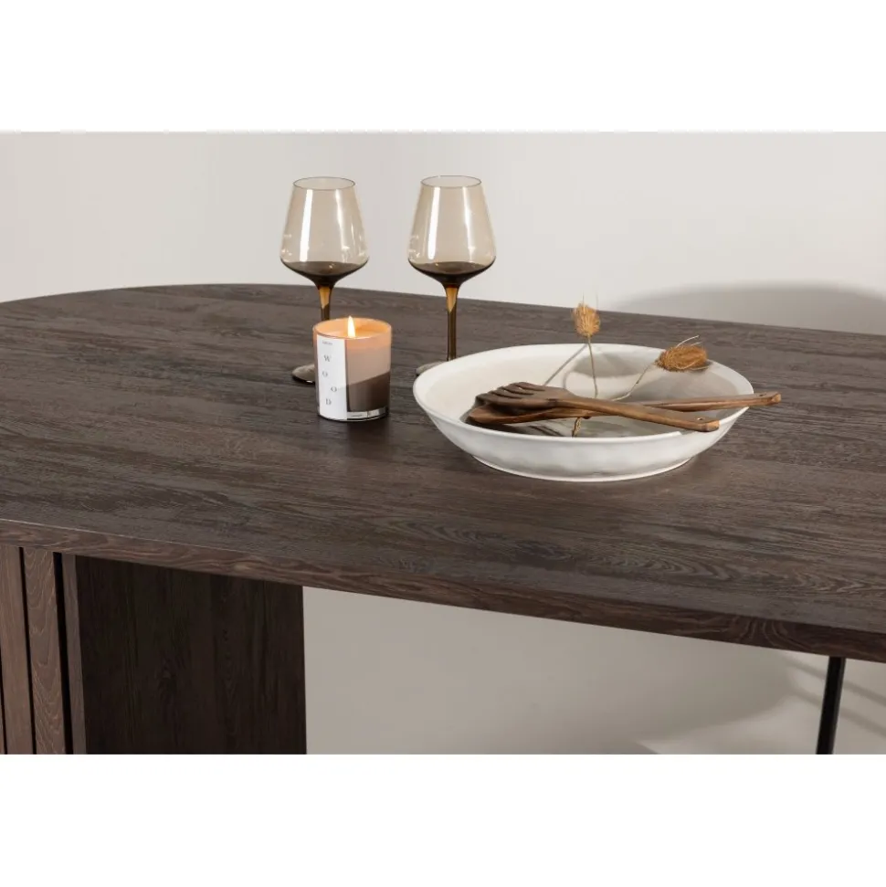 Härön matbord 200 x 90 cm - Mocca