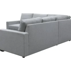 Hörnsoffa med bäddfunktion och förvaring