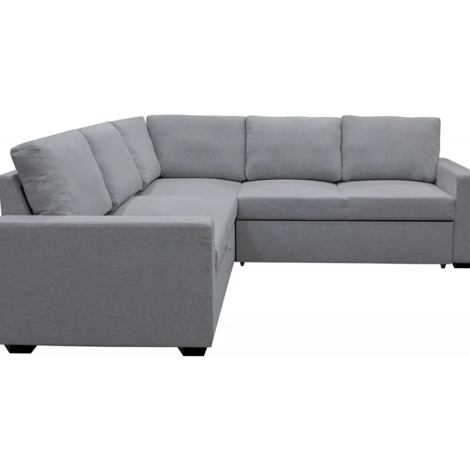 Hörnsoffa med bäddfunktion och förvaring
