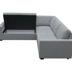 Hörnsoffa med bäddfunktion och förvaring + Fläckborttagare för möbler