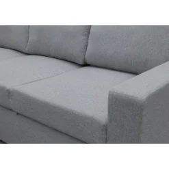 Hörnsoffa med bäddfunktion och förvaring + Fläckborttagare för möbler