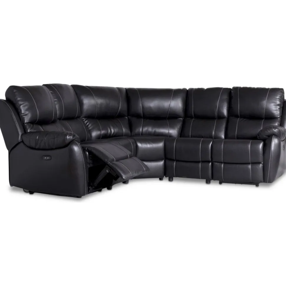 Hörnsoffa reclinersoffa elektrisk ställbar - Enjoy Chicago