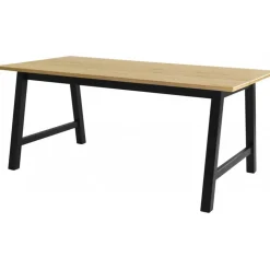 Huntsville matbord 180 x 90 cm - Ek/svart