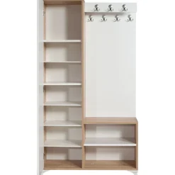 Inci 200 hallmöbel i ljus ek