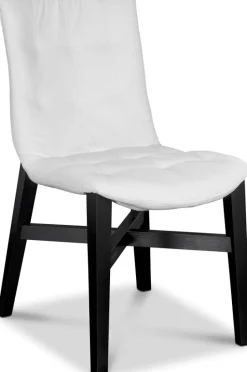 Indie 600 matstol vitt konstläder + Textilrengöring för möbler