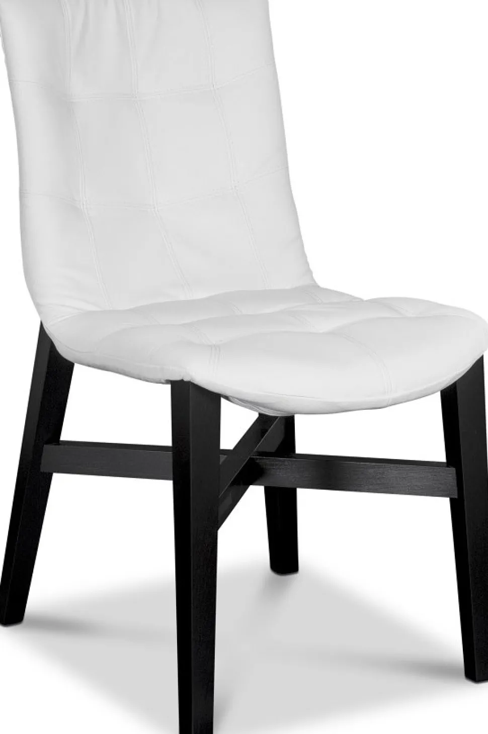 Indie 600 matstol vitt konstläder