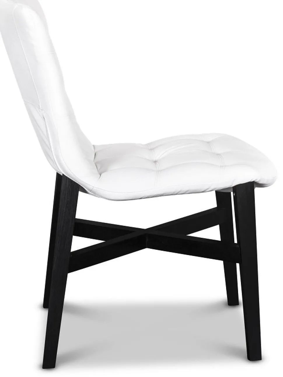 Indie 600 matstol vitt konstläder