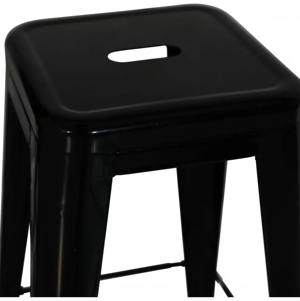 Industry Barstol i plåt - Svart + Fläckborttagare för möbler