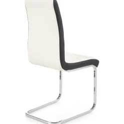 Iris stol - (vit|svart) Krom