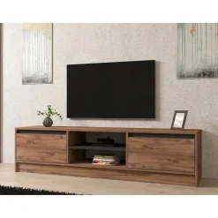 Isil TV-bänk - Furu/antracit