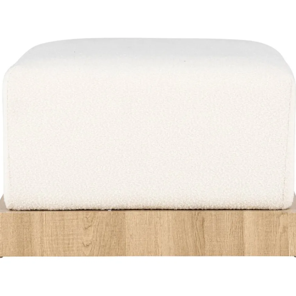 Ivy sittpuff - Vit boucle