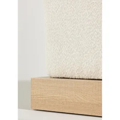Ivy sittpuff - Vit boucle