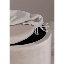 Jabar sittpuff - Beige sammet